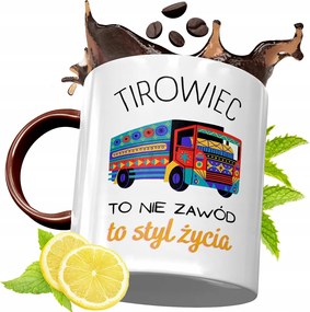 Bordó Bögre Kamionosoknak Születésnapi Ajándék fényképes nyomtatással