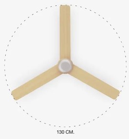 FARO 33816-20 - LED Mennyezeti ventilátor PUNT LED/18W/230V Wi-Fi bézs/fehér + távirányító