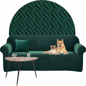 Kanapé Huzat Sarok Jacquard Halszálka 235-300 CM Oeko-tex