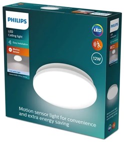 Philips ACUNA LED 12W 230V 4000K mennyezeti lámpa érzékelővel