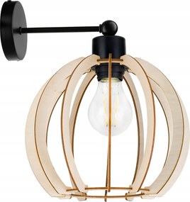 Fali Lámpa E27 fali fix loft Gömb fa