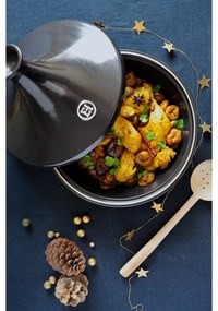 Flame fekete tajine edény, ⌀ 32 cm - Emile Henry