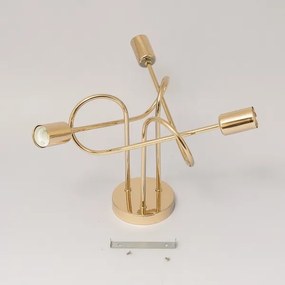 OXFORD felületre szerelt mennyezeti csillár 3xE27/15W/230V arany