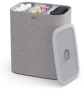 Szürke textil szennyeskosár 90 l Tota Trio – Joseph Joseph
