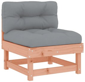 4 részes tömör duglászfenyő kerti társalgószett párnákkal