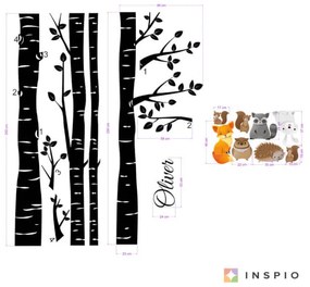 INSPIO Erdő lakói névvel - Faltetoválások
