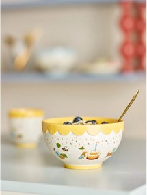 Sárga-krémszínű kőedény gyerek tálka ø 13,5 cm Celebrate – Bloomingville Mini