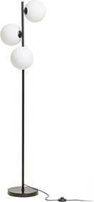 RENDL ETHERIA állólámpa fekete opálüveg 230V LED G9 3x7W