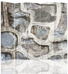 Gario Paraván Szürke kofal Méret: 180 x 170 cm, Kivitelezés: Klasszikus paraván