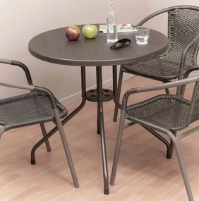 Kerek bistro asztal Ø 80 cm barna