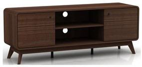 Barna TV-állvány diófa dekorral 140x53 cm Caitlin – Støraa