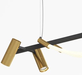 Maytoni MOD166PL-L30GB3K - LED Csillár zsinóron TAU LED/42W/230V