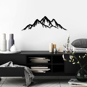Mountain fém fali dekoráció, 70×22 cm
