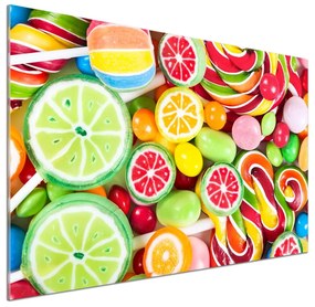 Konyhai dekorpanel Színes cukorka pksh-82636061