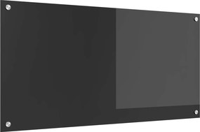 vidaXL Konyhai splashback Sötétszürke 100 x 50 cm edzett üveg