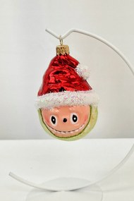 Ala'Labubu fej Mikulás sapka gömb Ajándéknak is tökéletes Zöld