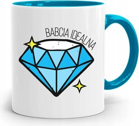 Kék Nagymama Napi Bögre Tökéletes Nagymama Ajándék fényképes nyomtatással