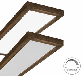 Brilagi-LED állítható fényű WOODY FRAME LED/50W/230V tölgy 120x30 cm IP44 +DO
