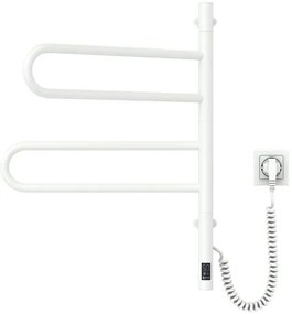 Elektromos törölközőszárító FOUETTE 128W/230V 64,6 cm IP44 fehér