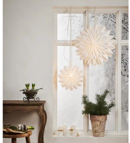 Clipp fehér karácsonyi dekoráció, ø 60 cm - Star Trading