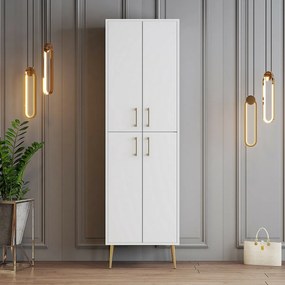 Szekrény Berlin White and Gold