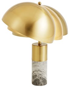 Design asztali lámpa Aamira 52 cm márvány szürke