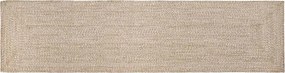 vidaXL Területszőnyegek Természetes és Fehér 60 x 400 cm Juta