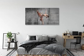 Üvegképek Női hosszú haj tánc 120x60cm