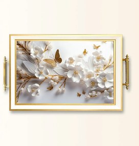 Üveg tálca, 38×24 cm – TPB9810