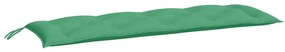 2 db zöld oxford szövet kerti padpárna 150 x 50 x 7 cm