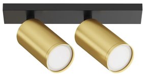 Maytoni C051CL-U-02BMG - Spotlámpa FOCUS 2xGU10/10W/230V arany/fekete