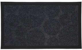 Nagyméretű Csúszásmentes gumis lábtörlő, 40 x 70 cm, fekete