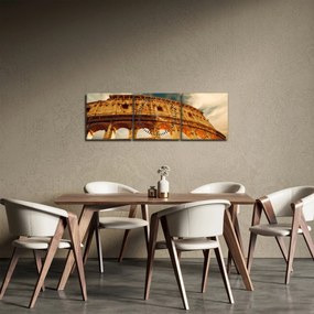 Kép - Római Colosseum (órával) (90x30 cm)