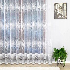 Jacquard Függöny Szalaggal, Árnyékoló Mintával 300x190