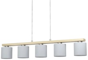 Eglo 901291 - Kábelre függesztett csillár CASTRALVO 5xE27/28W/230V