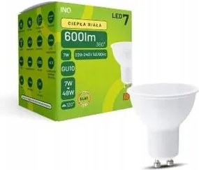 Led reflektor izzó 7W GU10 meleg fény 3000K 600lm MR035-2WW Inq