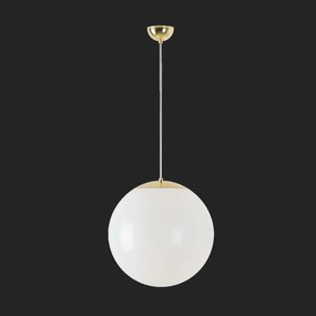 Osmont 66742 Isis S3 függesztett műanyag lámpa polírozott sárgaréz fehér IP40 40