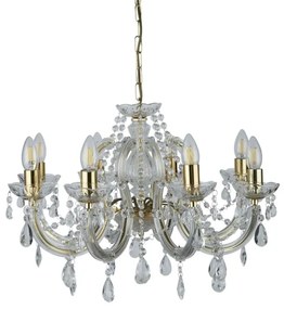 Searchlight - Kristály csillár láncon MARIE 8xE14/40W/230V