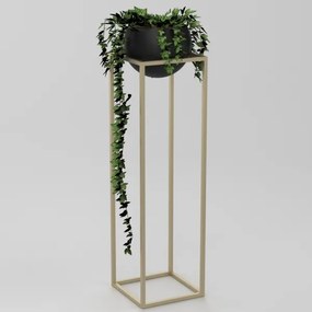 Fém virágtartó 111,3x29 cm arany színben