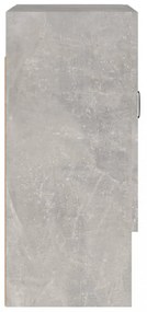 betonszürke szerelt fa faliszekrény 60 x 31 x 70 cm