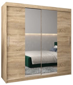 Ruhásszekrény 200 cm Toki 1 (szonoma tölgy + szonoma tölgy). 1064942