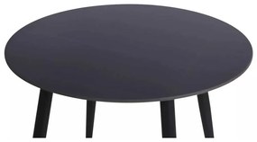 Rion étkezőasztal - 90 cm átmérő, fekete
