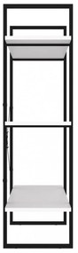 fehér forgácslap könyvszekrény 100 x 30 x 105 cm