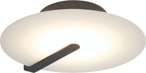 Quintiesse Nuvola QN-NUVOLA-F-M-BK Süllyesztett mennyezeti lámpa 1x18W/LED 3000K 800lm IP20