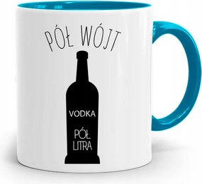 Bögre Kék Ajándék Fél Bögre Mező Liter nyomott mintával