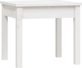 vidaXL fehér tömör fenyőfa kerti pad 50 x 44 x 45 cm