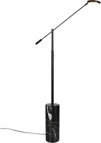 Fekete LED állólámpa (magasság 145 cm) Fiore – Trio Select