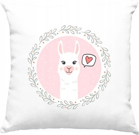 Alpaka Kedves Gyerek Párna 1 Fehér