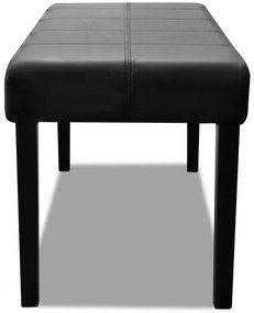 Fekete Kiváló Minőségű Műbőr Tároló láda / Pad