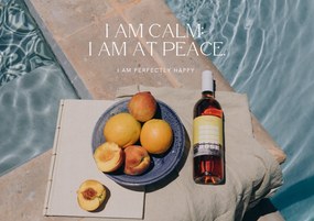 Poszter megerősítés I am calm A4 20x31 cm nyugodt élet